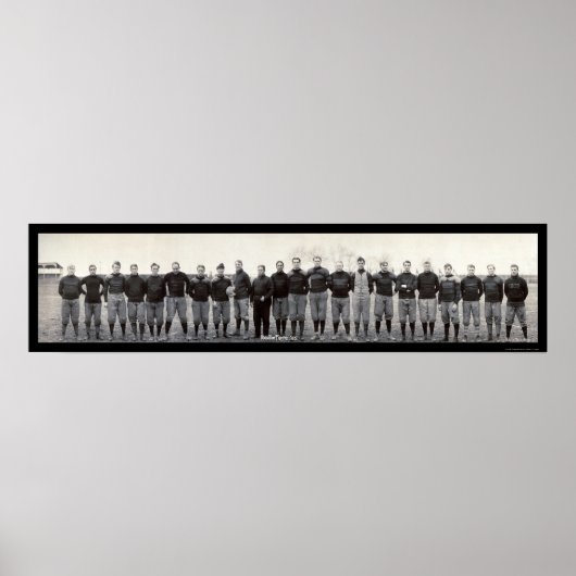 Massillon Tigers Football Foto 1905 Poster (Voorkant)