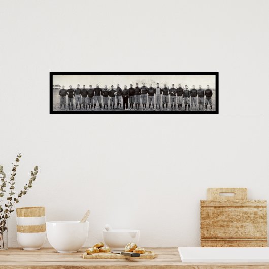 Massillon Tigers Football Foto 1905 Poster (Keuken)