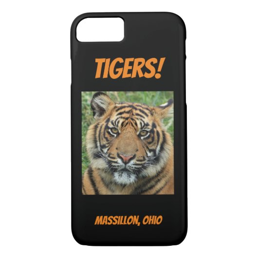Massillon Tigers. Telefoonnummer Case-Mate iPhone Case (Achterkant)