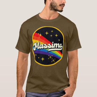 Massimo regenboog in ruimte  stijl t-shirt