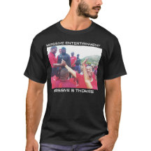 MASSIVE B THOMAS Basis Donkere T-Shirt