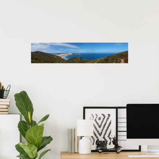 Massive Cape Reinga Panorama Poster (Thuiskantoor)