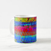 "Massive Capital V2" abstracte koffiemok (Voorkant links)
