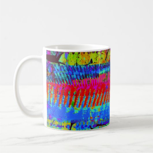 "Massive Capital V2" abstracte koffiemok (Links)