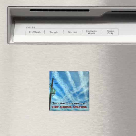 Massive Chemtrail Grid Magneet (Insitu (Vaatwasser))