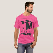 Massive Dynamic (zwarte versie) T-shirt (Voorkant volledig)
