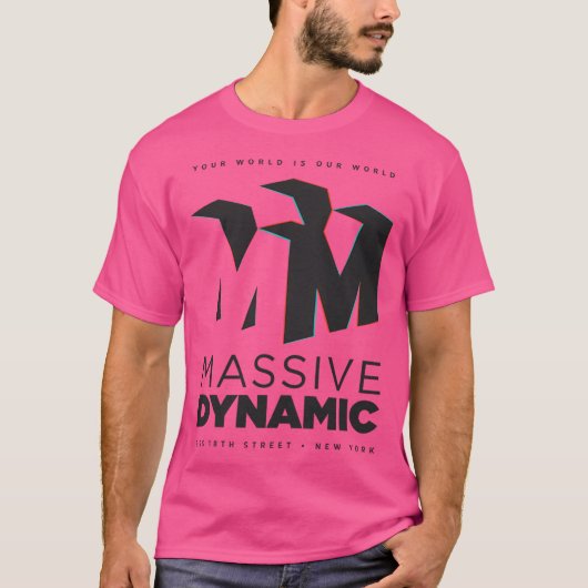 Massive Dynamic (zwarte versie) T-shirt (Voorkant)