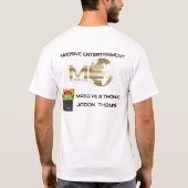 MASSIVE ENT. ST KITTS Heren Basic T-shirt (Achterkant)