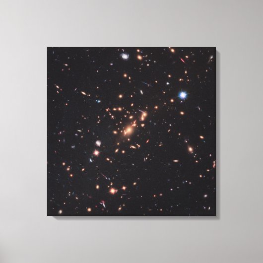 Massive Galaxy Cluster Macs J2129-0741 Canvas Afdruk (Voorkant)