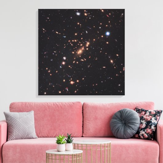 Massive Galaxy Cluster Macs J2129-0741 Canvas Afdruk (Insitu (Woonkamer))