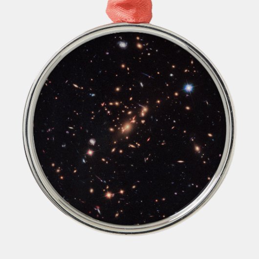 Massive Galaxy Cluster Macs J2129-0741 Metalen Ornament (Voorkant)