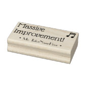 "Massive Improvement!" + Tutor Naam Rubber Stempel (Stempel)