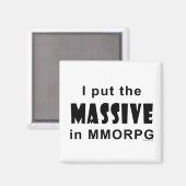 Massive MMORPG Magneet (Voorkant / Achterkant)
