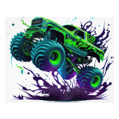 Massive Monster Truck Foto Afdruk (Voorkant)