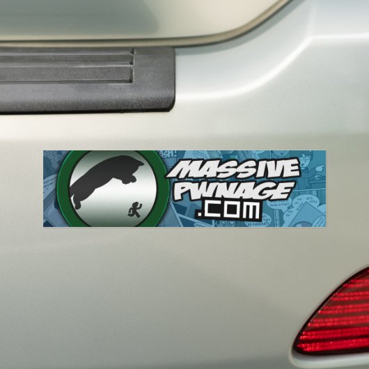 Massive Pwnage Bumpersticker (Op auto)