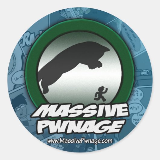 Massive Pwnage Sticker (Voorkant)