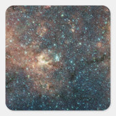 Massive Star-cluster Vierkante Sticker (Voorkant)