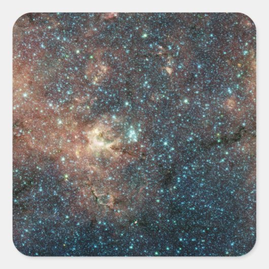 Massive Star-cluster Vierkante Sticker (Voorkant)