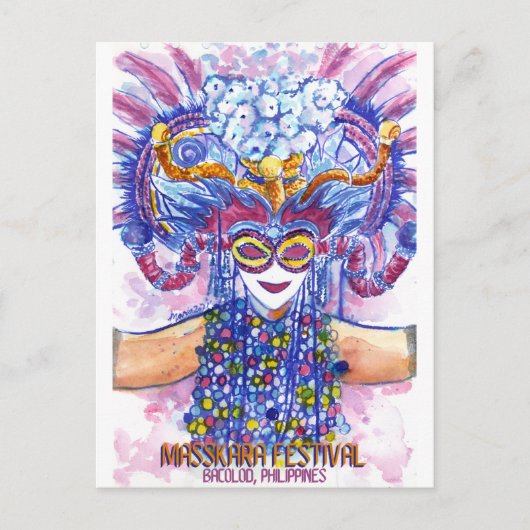 Masskara Festival - DNM Briefkaarten (Voorkant)