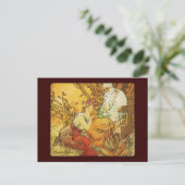 masson alphonse mucha chocolat briefkaart (Staand voorkant)