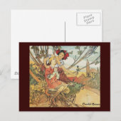 masson alphonse mucha chocolat briefkaart (Voorkant / Achterkant)