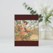 masson alphonse mucha chocolat briefkaart (Staand voorkant)