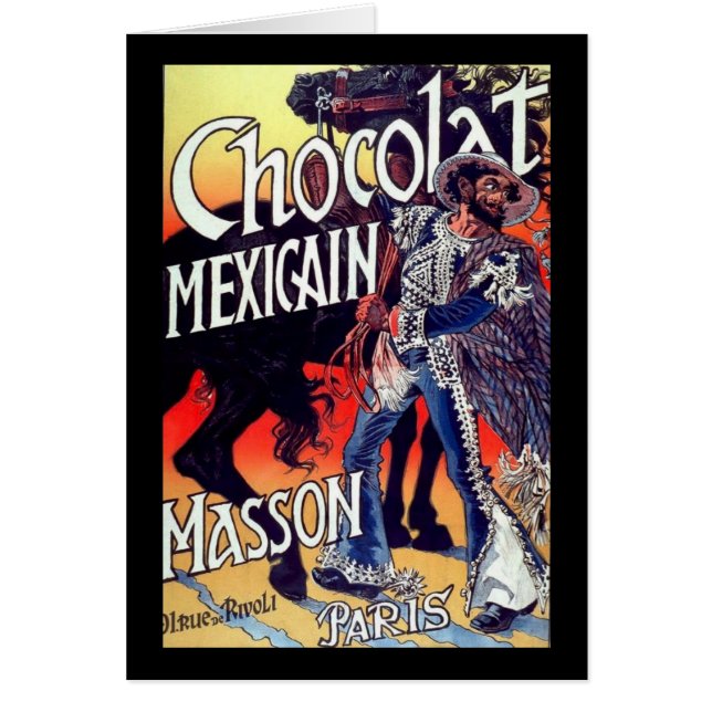 Masson Mexican Chocolate Vintage Ad (Voorkant)