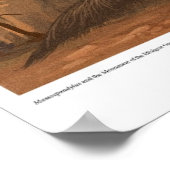 Massospondylus en het monument van de gestorven ap poster (Hoek)