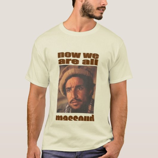Massoud T-shirt - Gepersonaliseerd (Voorkant)