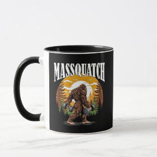 Massquatch Bodybuilder Bigfoot Fitness Humor Mok