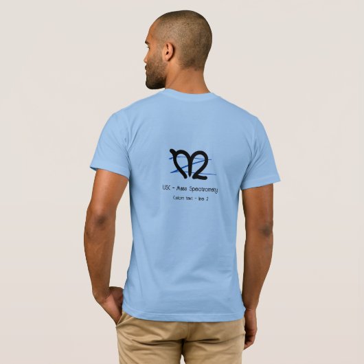 MASStermind, m-over-z, aangepaste teksten achterin T-shirt (Achterkant volledig)