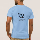 MASStermind, m-over-z, aangepaste teksten achterin T-shirt (Achterkant)