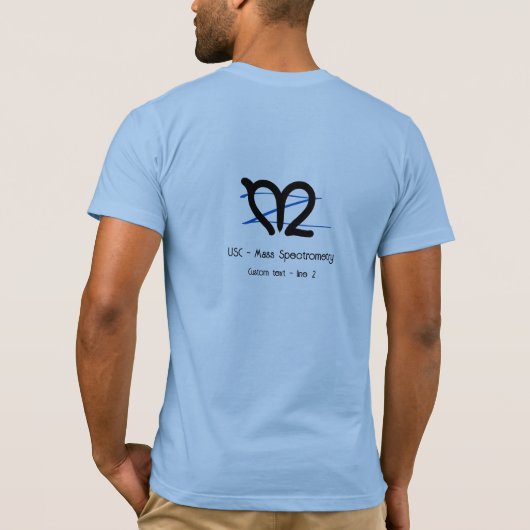 MASStermind, m-over-z, aangepaste teksten achterin T-shirt (Achterkant)