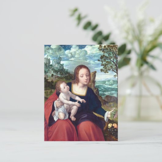 Massys Rest op vlucht naar Egyptische religieuze k Briefkaart (Staand voorkant)