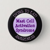 Mast Cell Activation Syndrome: Dying to Eat Button (Voorkant)