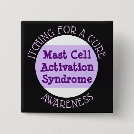 Mast Cell Activation Syndrome: Knoop Vierkante Button 5,1 Cm