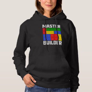 Maste bouwsteen bouwstenen bouwsteen bouwsteen hoodie