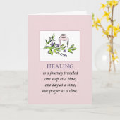 Mastectomie Chirurgische ingreep Betere genezing Z Kaart (Gele Bloem)