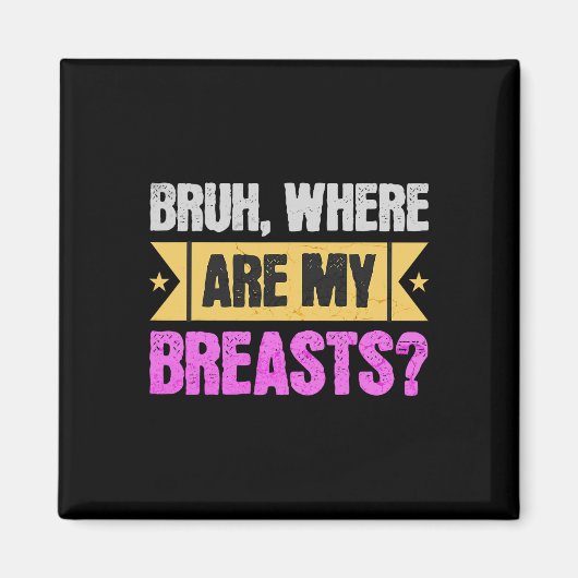 Mastectomie en borstverkleining chirurgie magneet (Voorkant)