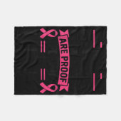 Mastectomie Funny Borstkanker _1 Fleece Deken (Voorkant (Horizontaal))