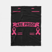 Mastectomie Funny Borstkanker _1 Fleece Deken (Voorkant)