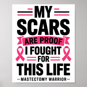 Mastectomie Funny Borstkanker 1 Poster