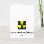 mastectomie kaart: De symmetrie is Boring Kaart (Achterkant)