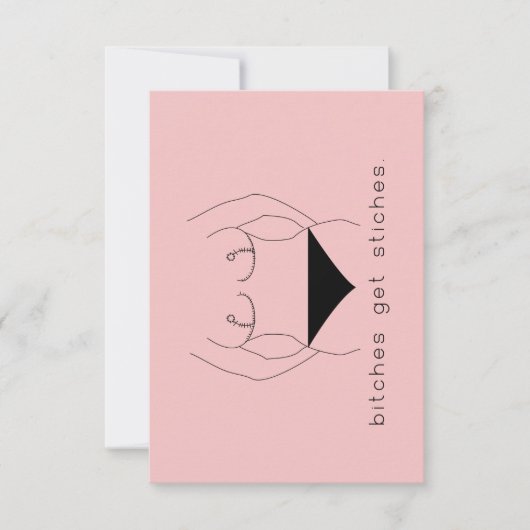 Mastectomie-kaart Kaart (Voorkant)