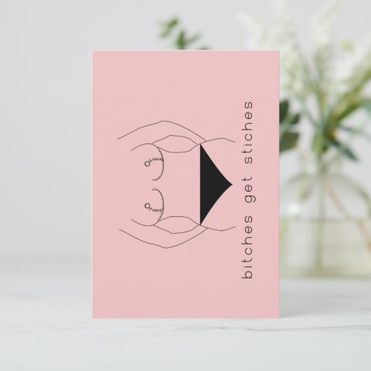 Mastectomie-kaart Kaart (Staand voorkant)