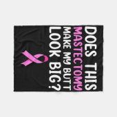 Mastectomie Overlevende Herstel Kleding Fleece Deken (Voorkant (Horizontaal))