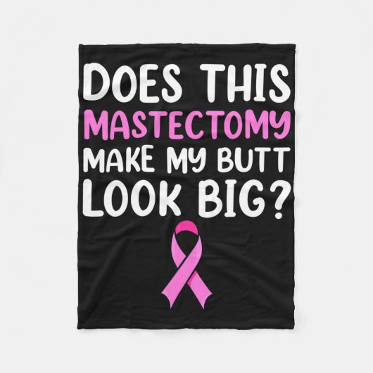 Mastectomie Overlevende Herstel Kleding Fleece Deken (Voorkant)