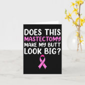 Mastectomie Overlevende Herstel Kleding Kaart (Gele Bloem)