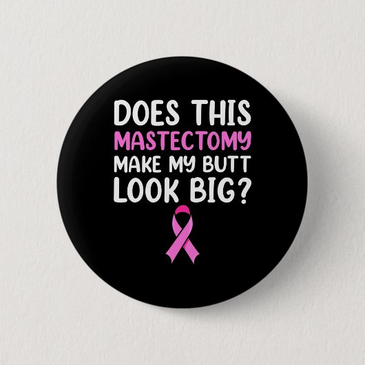 Mastectomie Overlevende Herstel Kleding Ronde Button 5,7 Cm (Voorkant)