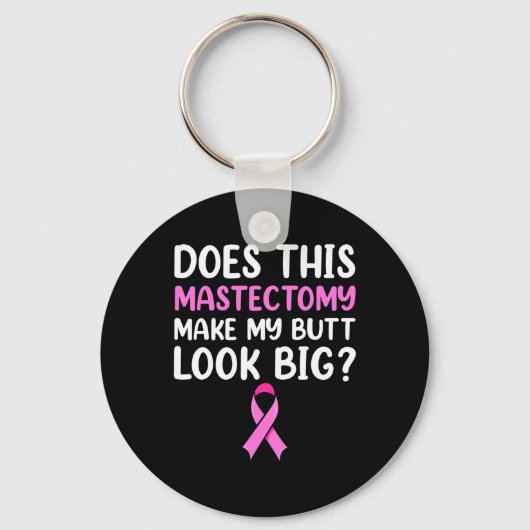 Mastectomie Overlevende Herstel Kleding Sleutelhanger (Voorkant)